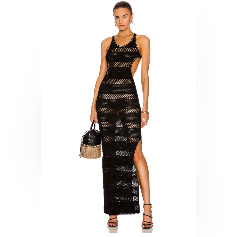 Saint Laurent Crochet Dress